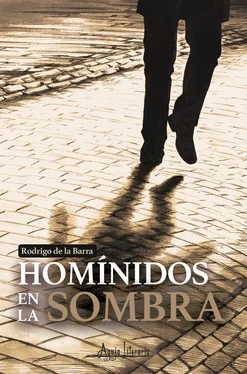 Rodrigo de la Barra Homínidos en la sombra обложка книги