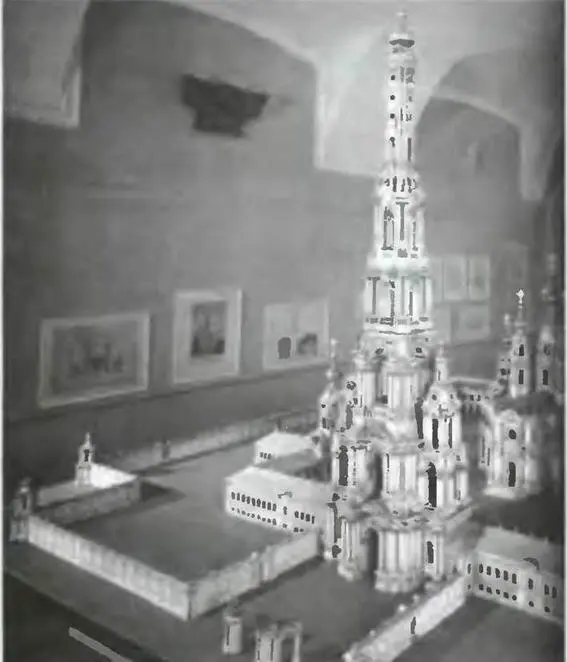 Ф Б Растрелли Модель Смольного монастыря в СанктПетербурге 1750е гг - фото 60