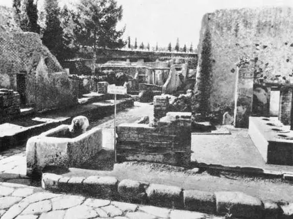 Улицы в Геркулануме Термы Еще в прошлом веке в 1875 году впервые были - фото 82