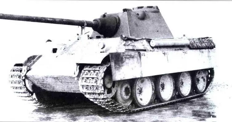Последний вариант башни Schmalturm установленный на корпусе танка AusfG 1945 - фото 19