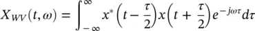 A quadratic form for the TF representation with the WignerVille distribution - фото 234