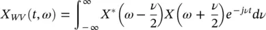 The WignerVille distribution is real and has very good resolution in both the - фото 235