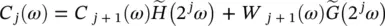 where the conjugate filters have the expressions 455 456 - фото 216