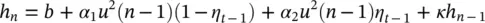 where b α 1 α 2 and κ are constants and η nis an indicator function that is - фото 118