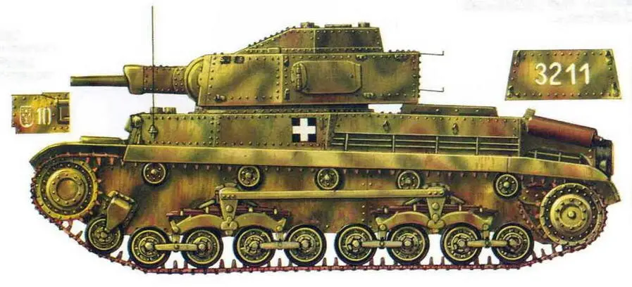 Средний танк Turan II Австрия апрель 1945 года Эмблема подразделения на - фото 71