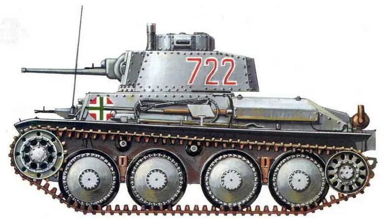 Легкий танк Pz38t 1я танковая дивизия Эстергом 1942 год Средний танк - фото 74