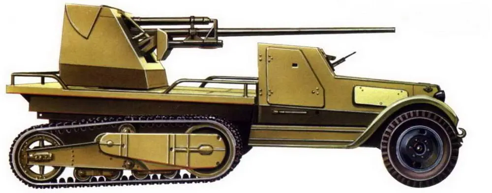 Полубронированная САУ ЗИС41 с 57мм пушкой ЗИС2 Зима 194142 г - фото 59