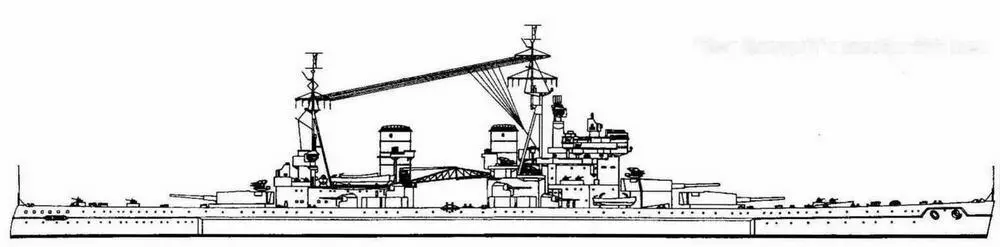 Кинг Джордж V в декабре 1941 года Кинг Джордж V в мае 1943 года Кинг - фото 2