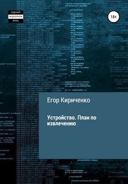 Егор Кириченко Устройство. План по извлечению обложка книги