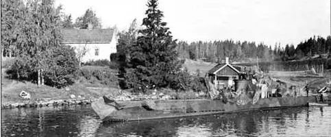 Vesikko в операционной базе близ Ханко 1 августа 1941 г Проект Лилипут - фото 107