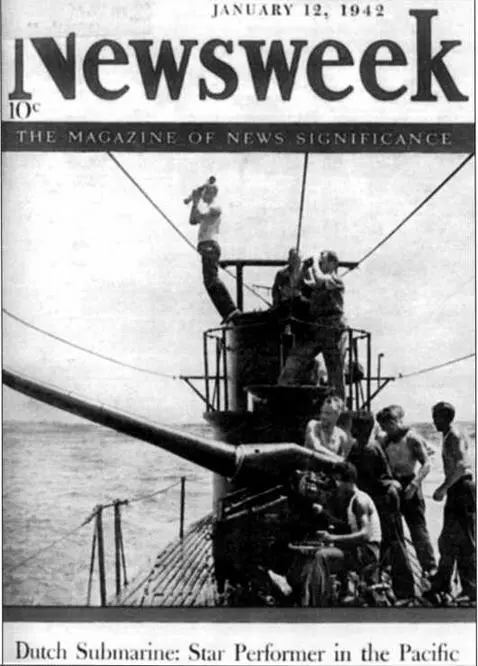 Подводная лодка KXVII на обложке журнала Newsweek от 12 января 1942 г - фото 128