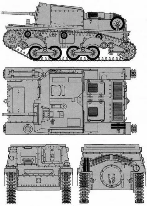 Semovente L40 От базового танка L640 самоходка Semovente L40 унаследовала - фото 11