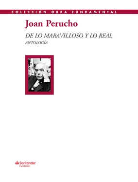 Joan Perucho De lo maravilloso y lo real обложка книги