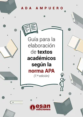 Ada Ampuero Guía para la elaboración de textos académicos según la norma APA 7.ª edición обложка книги