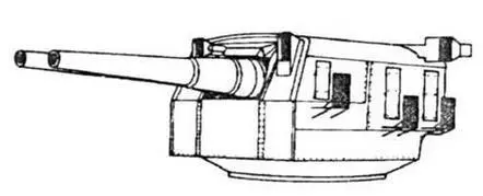 203мм двухорудийная башня 127мм двухорудийная башня Lexington - фото 14