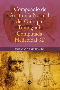 Horacio P. A. Garibaldi Compendio de anatomía normal de oído por tomografía computada helicoidal 3D обложка книги