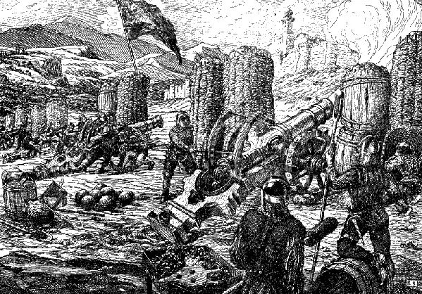 Рис 11 Тяжелые орудия главного парка стреляют ядрами с голову человека - фото 17