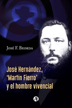 José F. Beorda José Hernández, 'Martín Fierro' y el hombre vivencial обложка книги