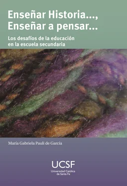 María Gabriela Pauli de García Enseñar Historia...., enseñar a pensar обложка книги