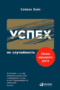 Саймон Вайн Успех – не случайность: Законы карьерного роста обложка книги