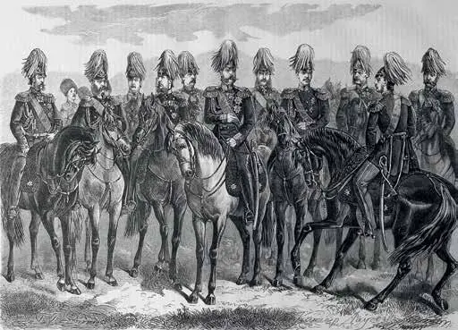 Александр II цесаревич Александр Александрович и чины Главной императорской - фото 33