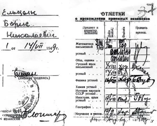 Отметки о прохождении приемных экзаменов Руководитель дипломного проекта - фото 4