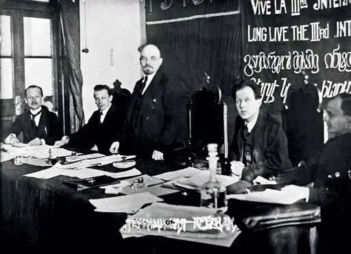 Президиум I конгресса Коминтерна в Кремле Москва 26 марта 1919 г 17 июля - фото 23