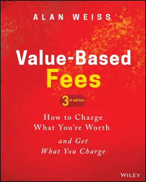 Alan Weiss Value-Based Fees обложка книги