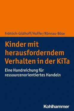 Maike Rönnau-Böse Kinder mit herausforderndem Verhalten in der KiTa обложка книги