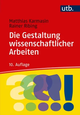 Matthias Karmasin Die Gestaltung wissenschaftlicher Arbeiten обложка книги