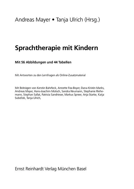 Prof Dr Andreas Mayer ist Inhaber des Lehrstuhls für Sprachheilpädagogik - фото 2