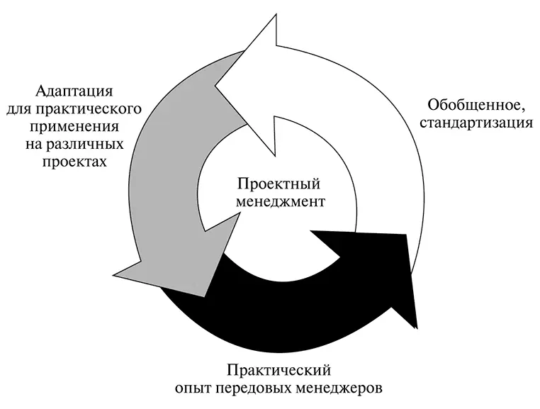 Рис 21 Цикл процессов развития дисциплины проектного менеджмента В условиях - фото 6