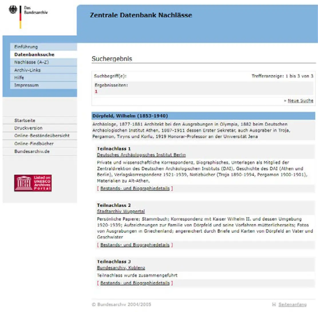 Abb 4 Screenshot Zentrale Datenbank Nachlässe Bundesarchiv Mutatis mutandis - фото 28