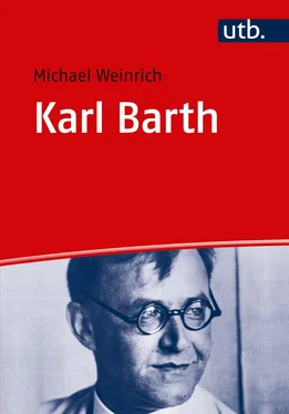 Michael Weinrich Karl Barth обложка книги