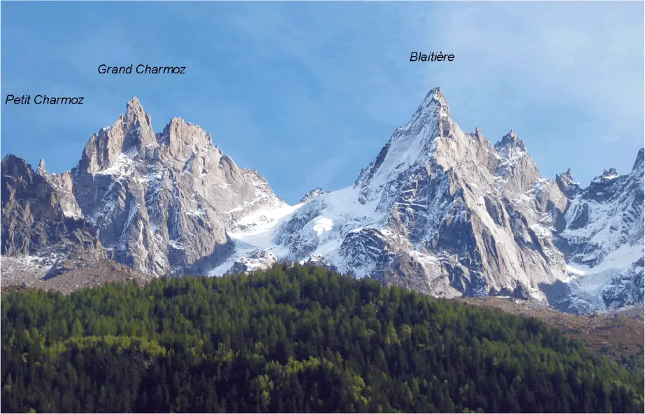 25 Geologische Karte des Aiguilles Rouges und des Mont BlancMassivszwei - фото 20
