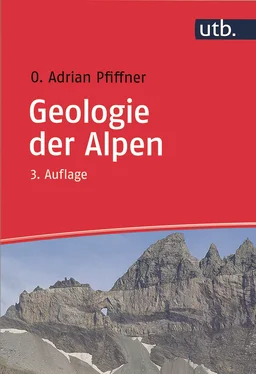 O. Adrian Pfiffner Geologie der Alpen обложка книги