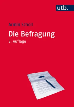 Armin Scholl Die Befragung обложка книги