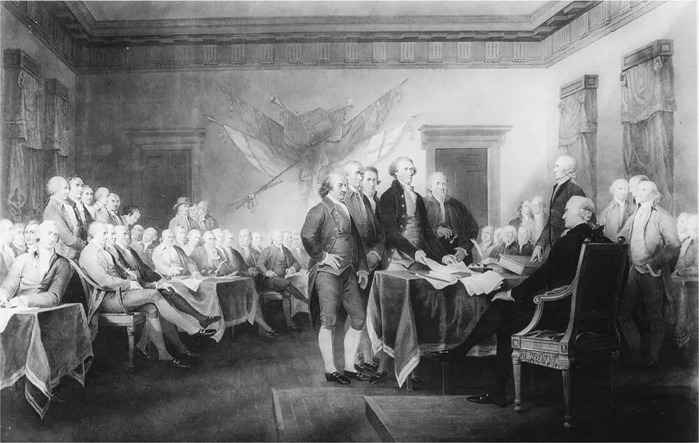 Abb 4 Die Unabhängigkeitserklärung 4 Juli 1776 Gemälde von J Trumbull - фото 7