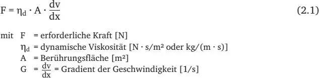 Hierbei ist F die erforderliche Kraft die benötigt wird um zwischen zwei - фото 12