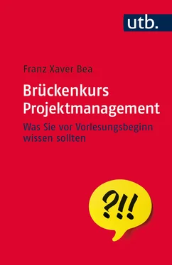 Franz Xaver Bea Brückenkurs Projektmanagement обложка книги