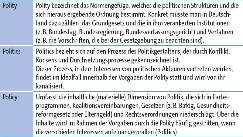 Zusammenfassung Nutzen des analytischen Politikbegriffs für die Forschung - фото 4