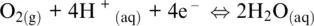 which is governed by the O 2H 2O redox couple The presence of protons in both - фото 18