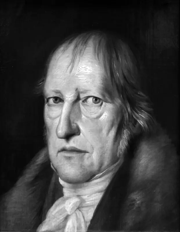 Retrato de Hegel realizado por Jacob Schlesinger en 1831 el año de la muerte - фото 6