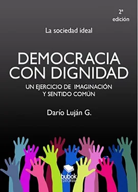 Darío Luján Gómez Democracia con dignidad обложка книги