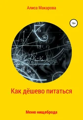 Алиса Макарова - Как дёшево питаться. Меню нищеброда