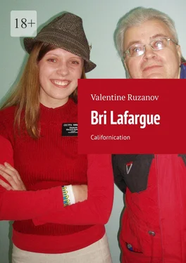 Valentine Ruzanov Bri Lafargue. Californication обложка книги
