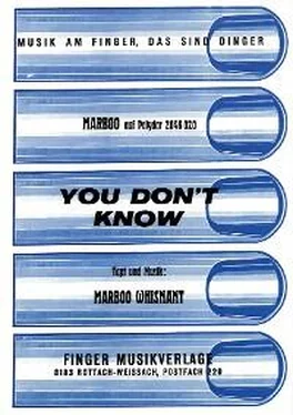 Marboo Whisnant You don't know обложка книги