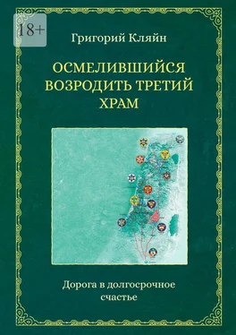 Григорий Кляйн Осмелившийся возродить Третий Храм. Дорога в долгосрочное счастье обложка книги