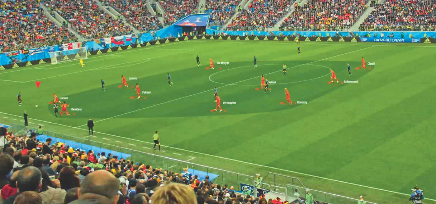 MundialRusia 2018 PartidoBélgica vs Francia Bélgica en defensa ejerce - фото 25