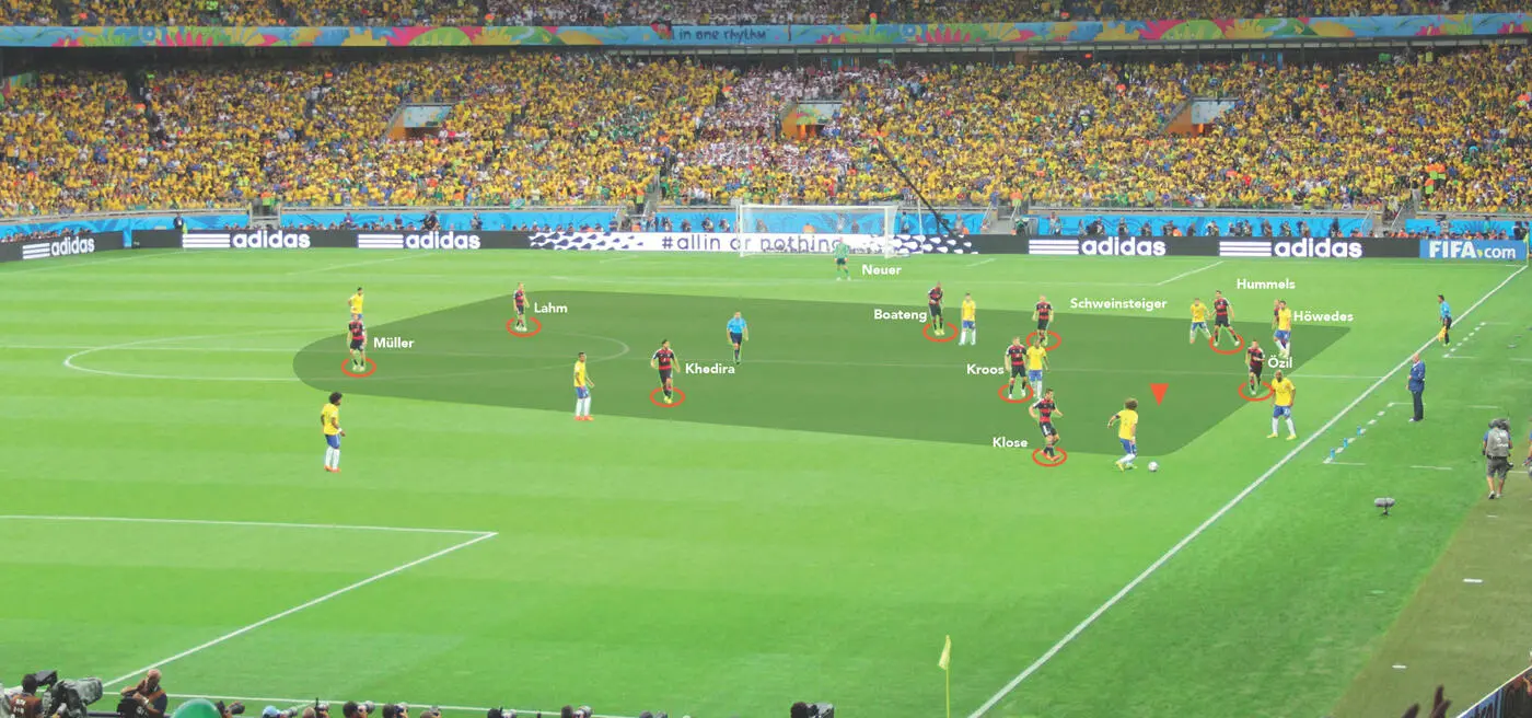 MundialBrasil 2014 PartidoAlemania vs Brasil Alemania posiciona su equipo - фото 16